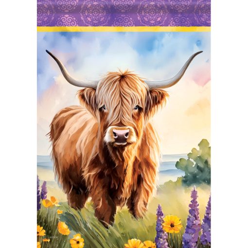 Highland Cow Flag
