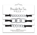 Bracelet Hair Ties - Black Elastic Cord