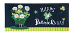 Happy St. Patrick's Day Floral Hat Sassafras Switch Mat