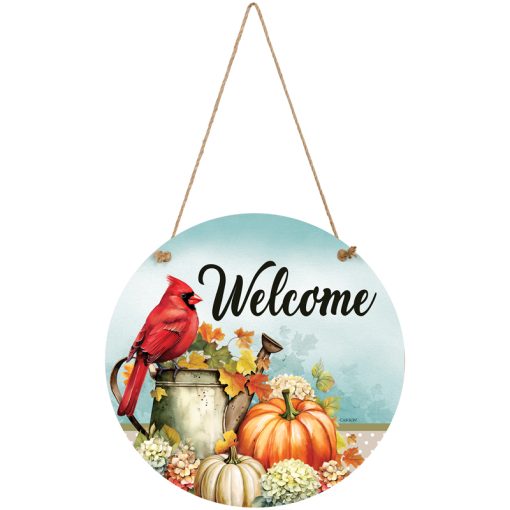 Harvest Cardinal Door Decor