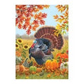 Harvest Garden Suede House Flag