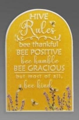 Kind Metal Plaque