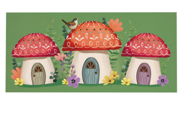 Home Sweet Mushroom Home Sassafras Switch Mat