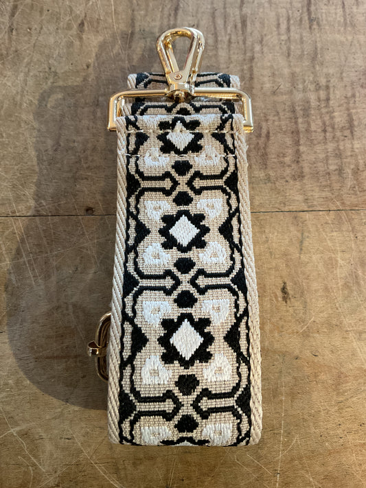 Purse Accent Strap Neutral Kaleidoscope