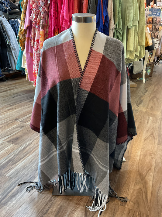 PLAID WRAP ONE SIZE