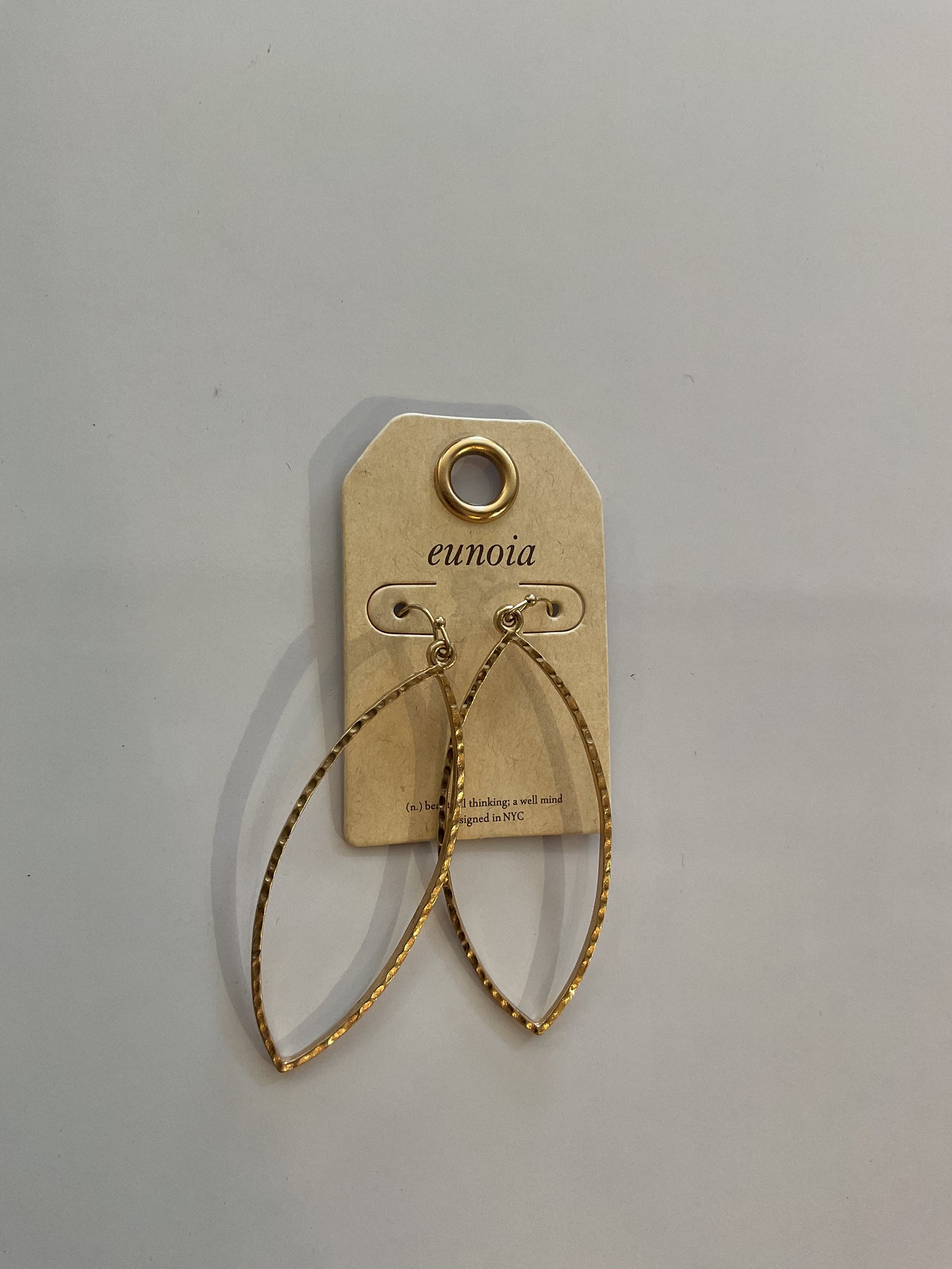 Eunioa Gold Tone Dangle Earrings