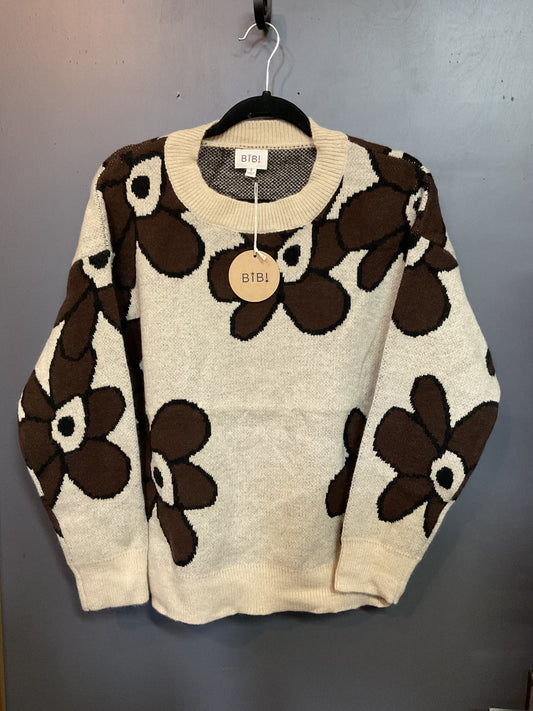 FLORAL PATTERN SWEATER