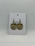 Gold Circle Earrings