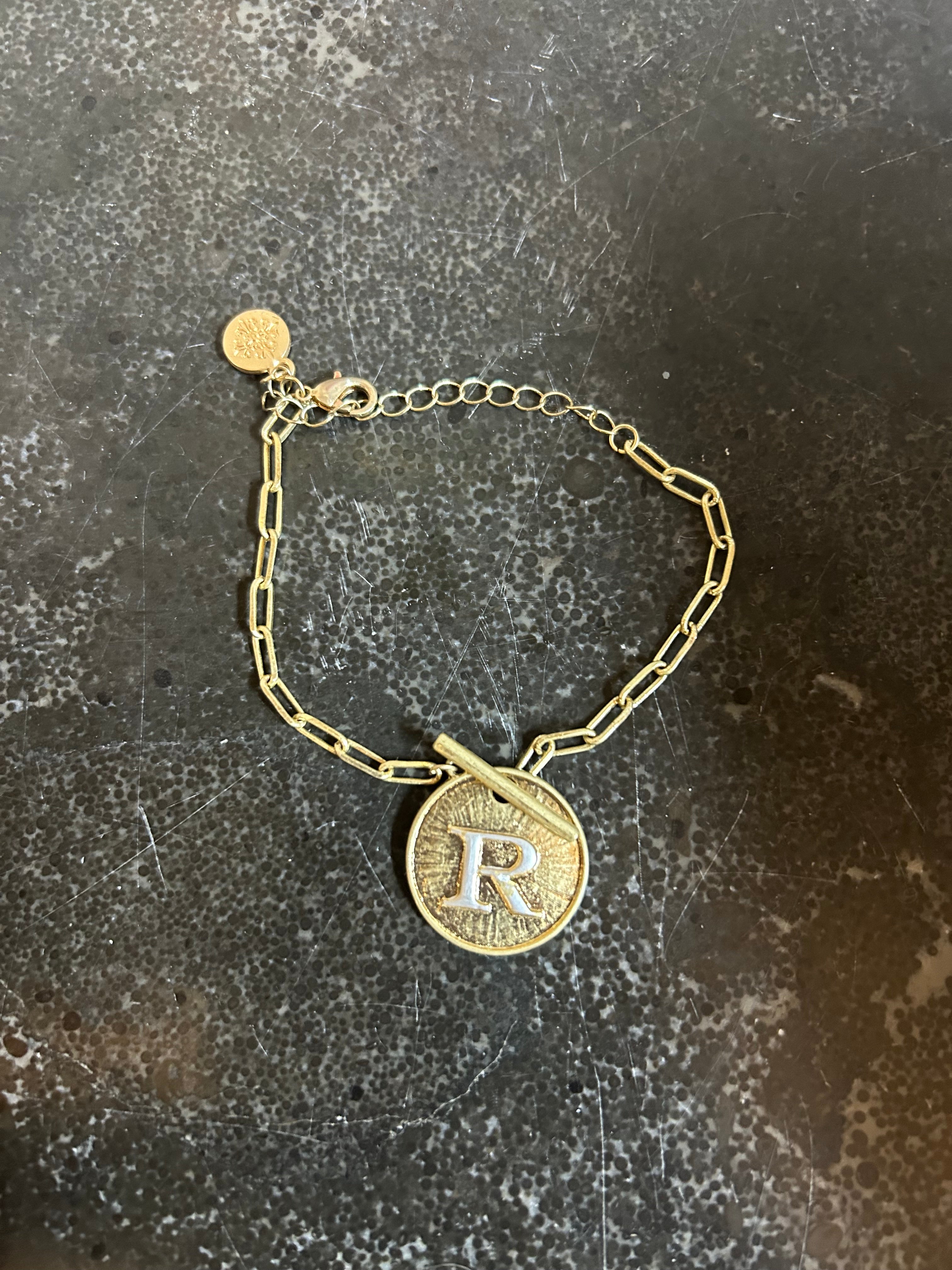 Jane Marie Monogram Chain Bracelet