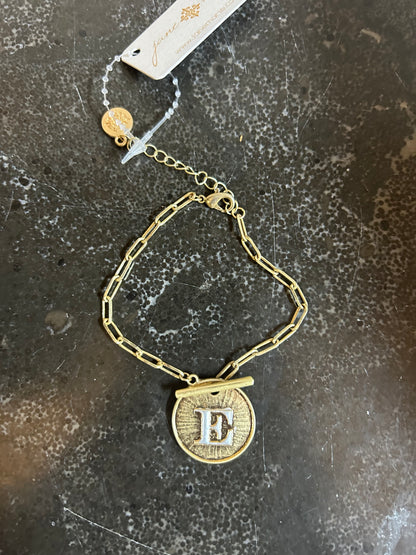 Jane Marie Monogram Chain Bracelet