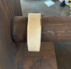 Silver and White Buckle Bracelet