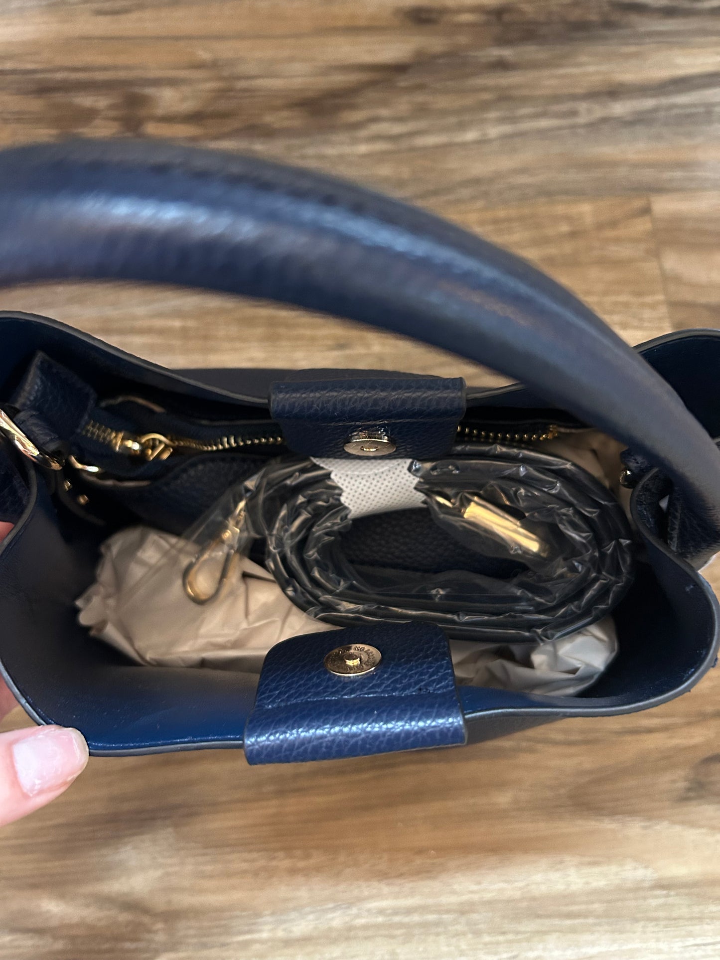 Jen & Co Pleather Bucket Bag