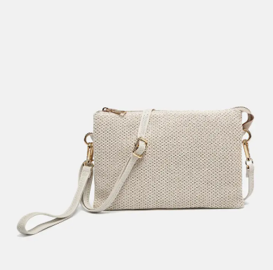 Izzy Crossbody w/ Guitar Strap - Checker Light Sage