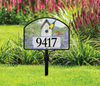 Jane Shasky Studio Country Birdhouse Yard DeSign 14" x 10"