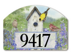 Jane Shasky Studio Country Birdhouse Yard DeSign 14" x 10"
