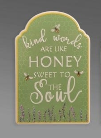 Kind Metal Plaque