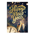 Happy New Year Celebration Lustre Flag