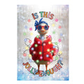 Is This Jolly Enough Lustre Garden Flag