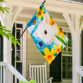 Lamb in Daffodil Field Applique Flag
