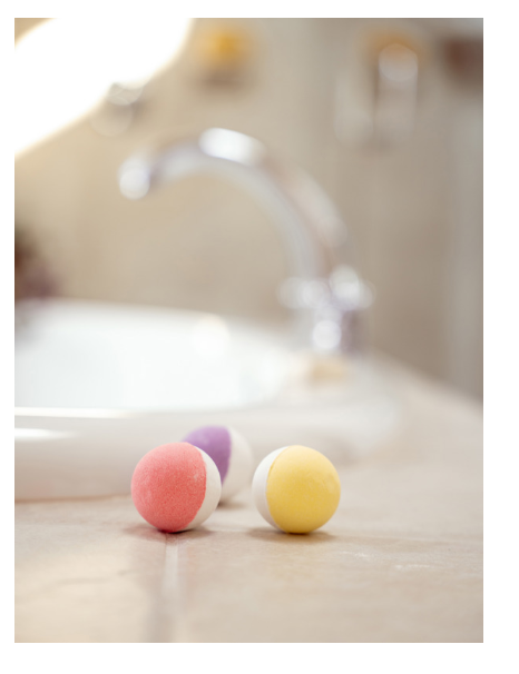 Lemon Lavender In a Fizzy Mini Bath Bombs