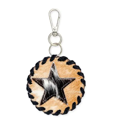 Hair-on Hide Key Fob