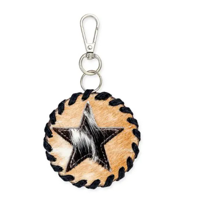 Hair-on Hide Key Fob