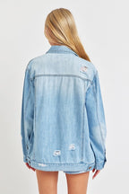 Loose Fit 90s Distressed Jacket