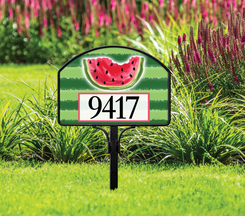 Lori Siebert Watermelon Yard DeSign 14" x 10"
