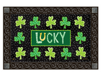Lucky Horse Shoe & Shamrocks MatMate