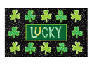 Lucky Horse Shoe & Shamrocks MatMate