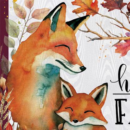 Fox Family Moire Flag