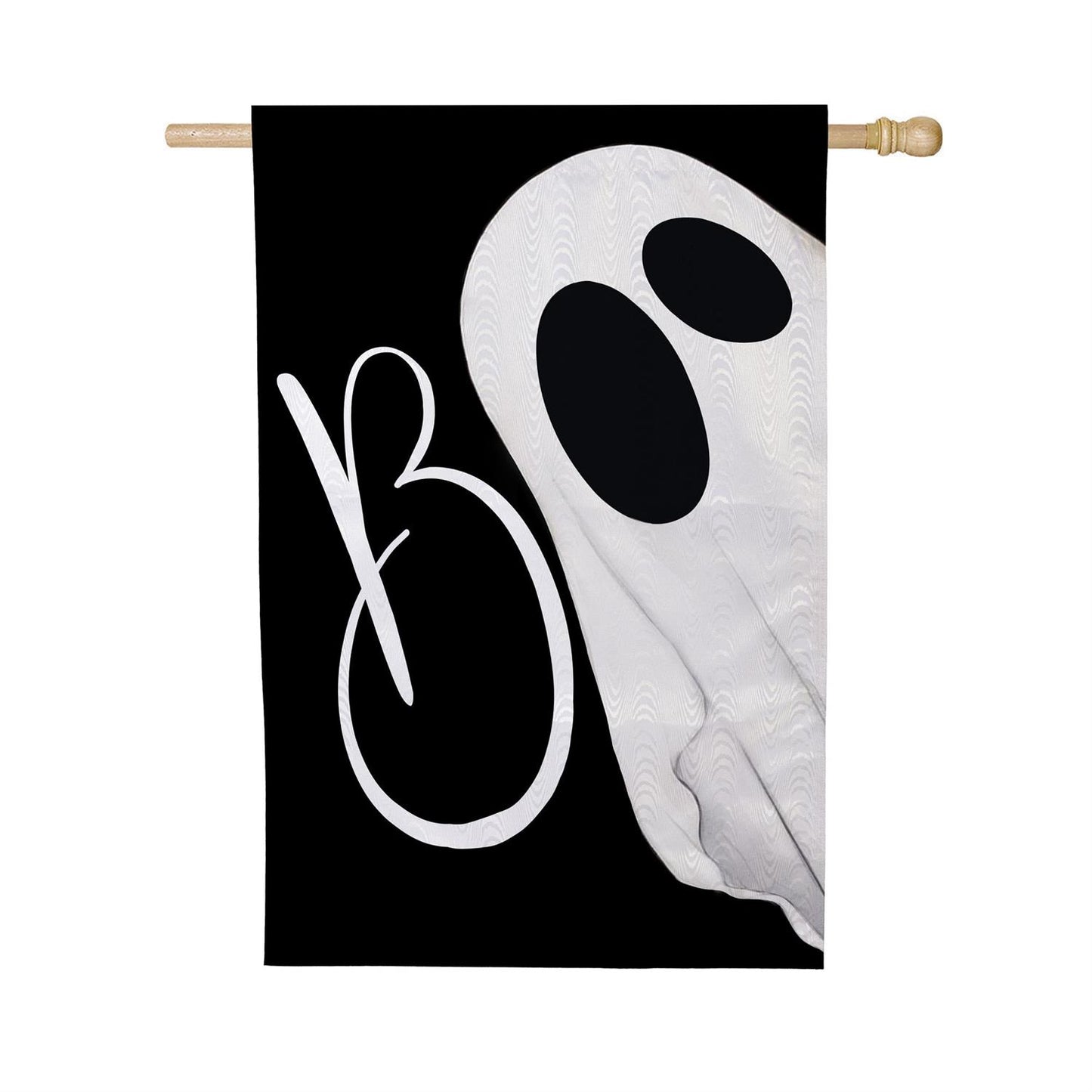 Boo Ghost Moire Flag, House