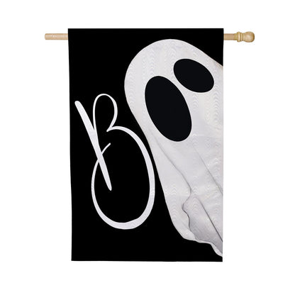 Boo Ghost Moire Flag, House