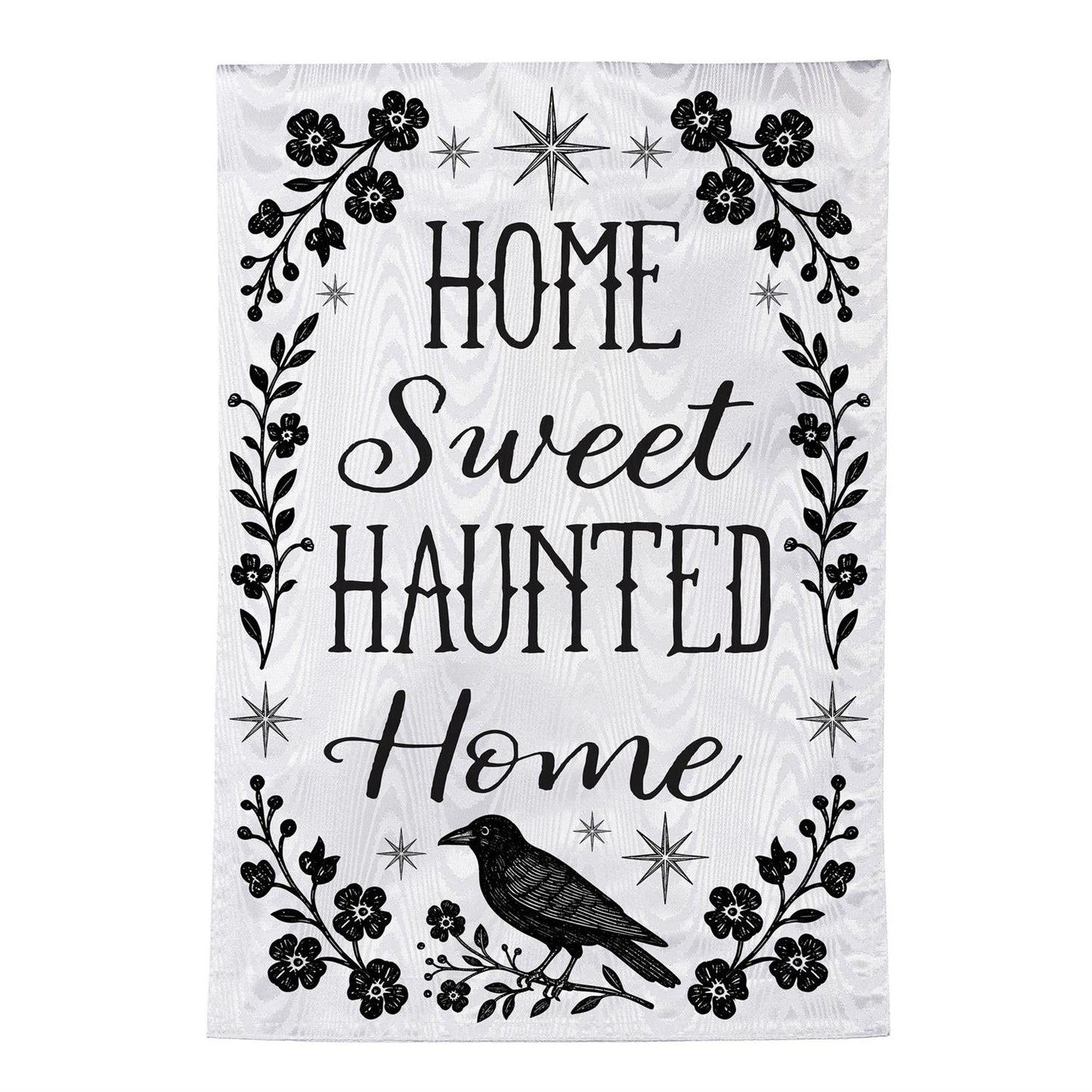 Home Sweet Haunted Home Moire Flag