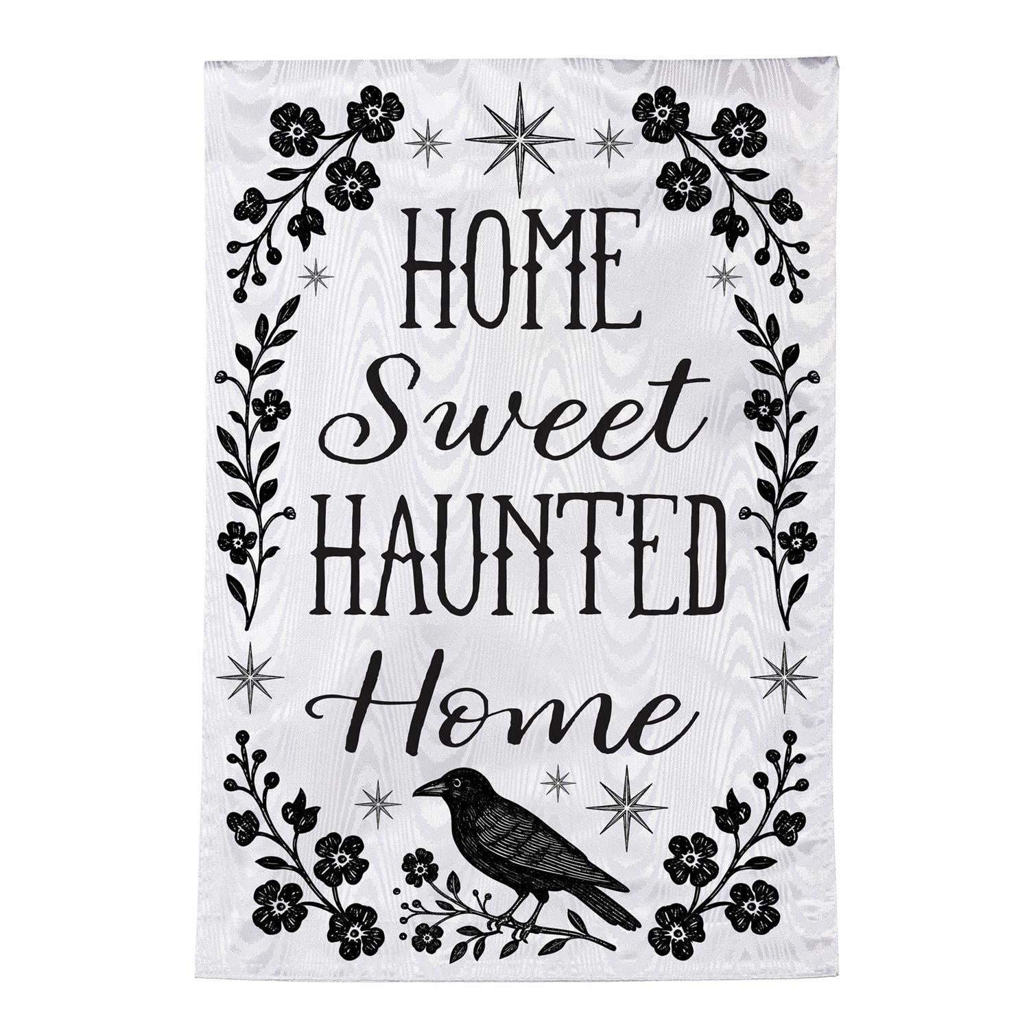 Home Sweet Haunted Home Moire Flag