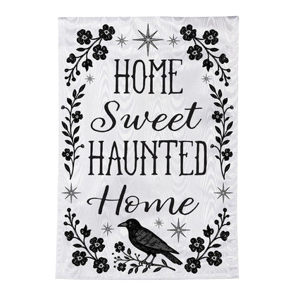 Home Sweet Haunted Home Moire Flag