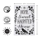 Home Sweet Haunted Home Moire Flag