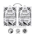 Home Sweet Haunted Home Moire Flag