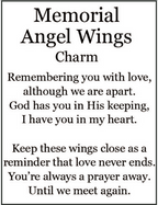 MemoriaL Angel Wings Charms