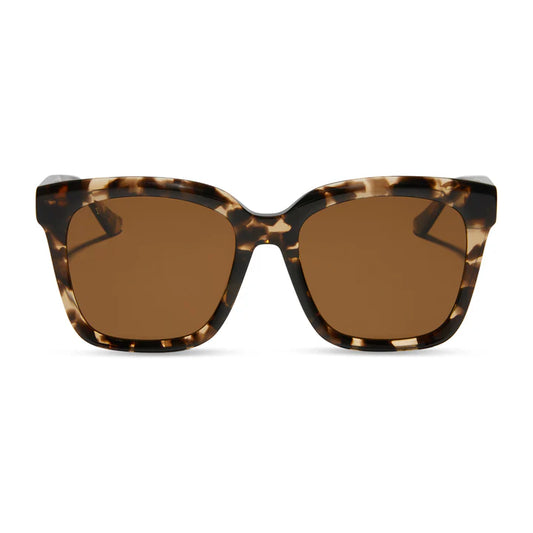 Meredith - Espresso Tort + Brown Polarized Sunglasses