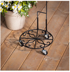 Metal Garden Flag Plant Stand