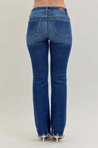 Judy Blue Mid-Rise Non-Distressed Hem Bootcut