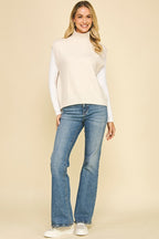 Gabby Mock Neck Sweater Vest