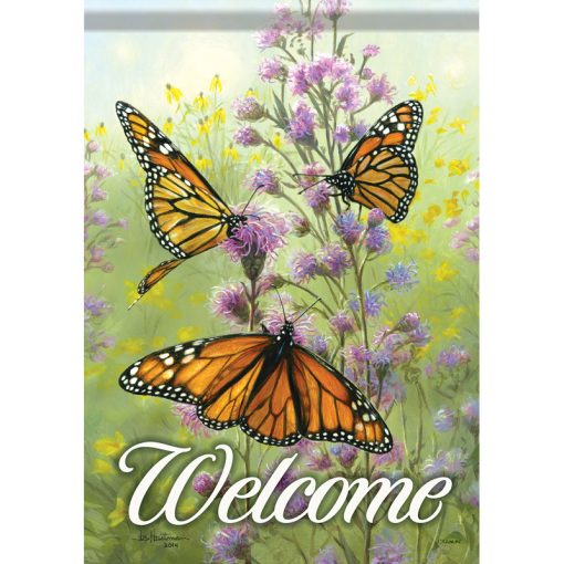Monarch and Blazing Flag