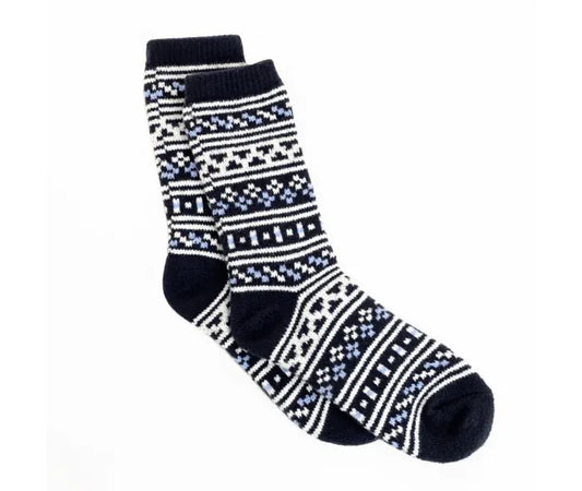 Mountain Lodge Patterned Socks
