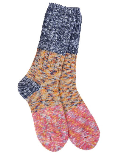 Striped Weekend Ragg Crew Socks