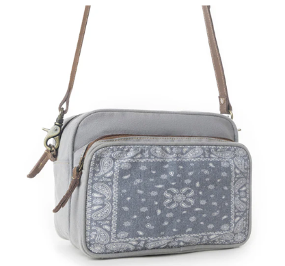 Myra Paisley Plains Pouch in Smoky Ash - Smoky Ash
