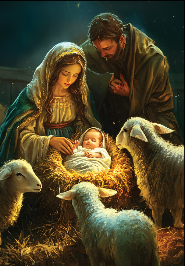 Nativity-Flag by Barry Riley