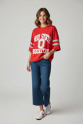 Ohio State Buckeyes Wayne Tyler SS Oversized Jersey Top