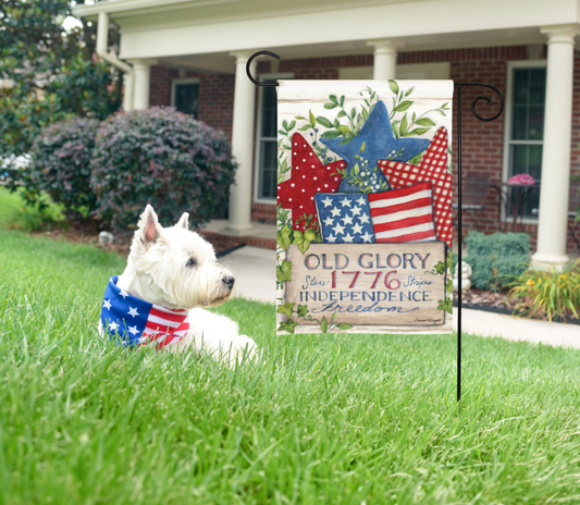 Old Glory Patriotic Stars Garden Flag